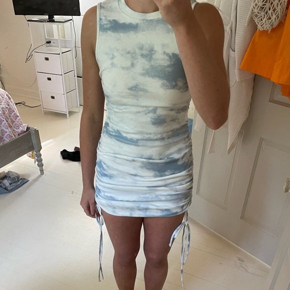 tie dye fitted dress - Picture 2 of 4